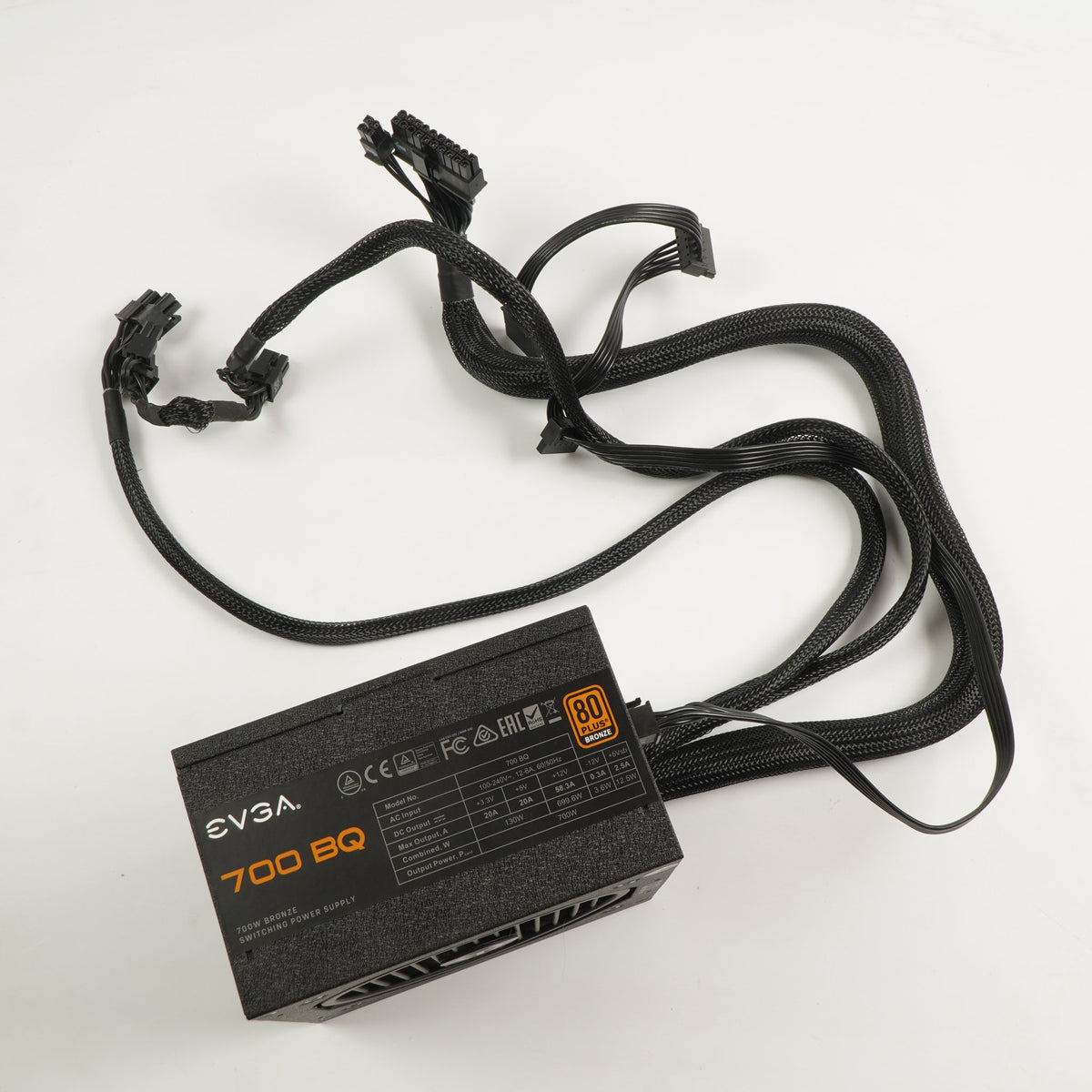 EVGA 700 BQ 100-BQ-0700 Power Supply with 1x SATA1 Cable 700W PSU