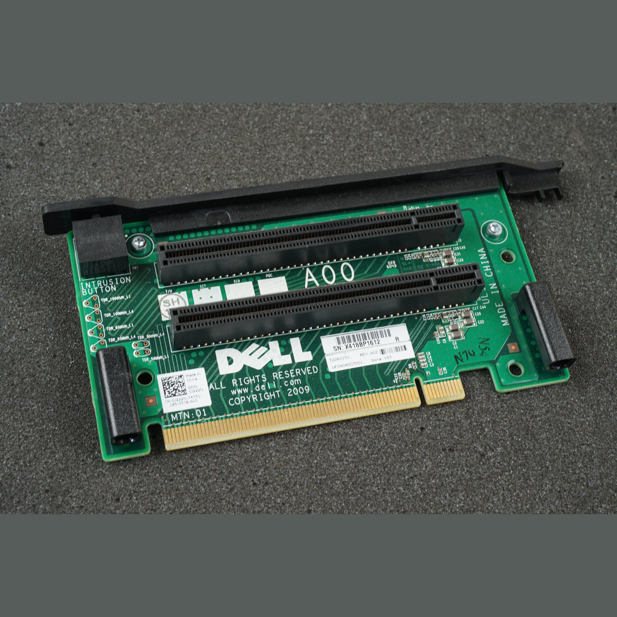 Dell J222N 0J222N PowerEdge R810 PCIe Riser Board
