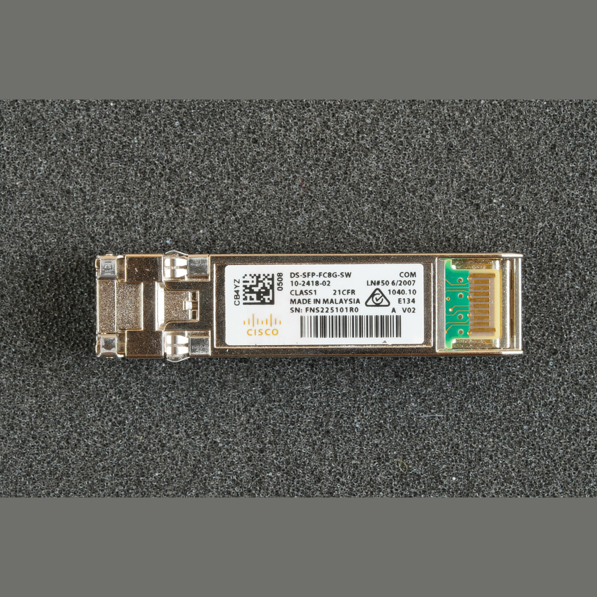 Cisco DS-SFP-FC8G-SW SFP+ Transceiver Module 10-2418-02