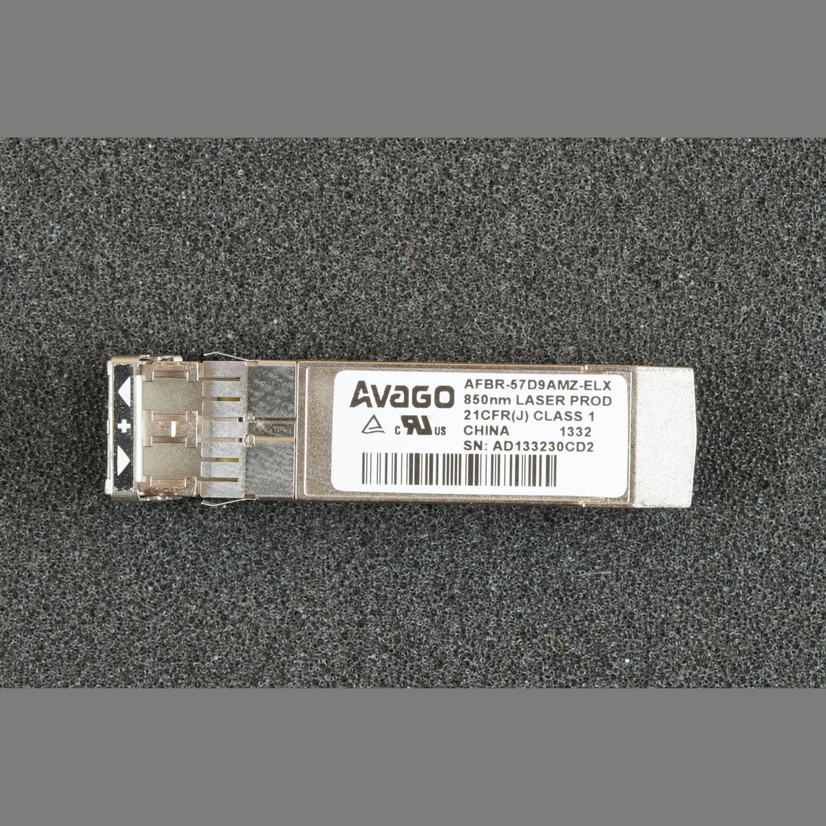 Avago AFBR-57D9AMZ-ELX 8GB SW SPF+ Transceiver Module