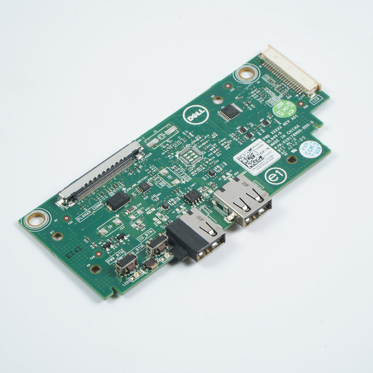 Dell 714TC 0714TC PowerEdge R320 R420 Front i/o Panel Power Button USB Board