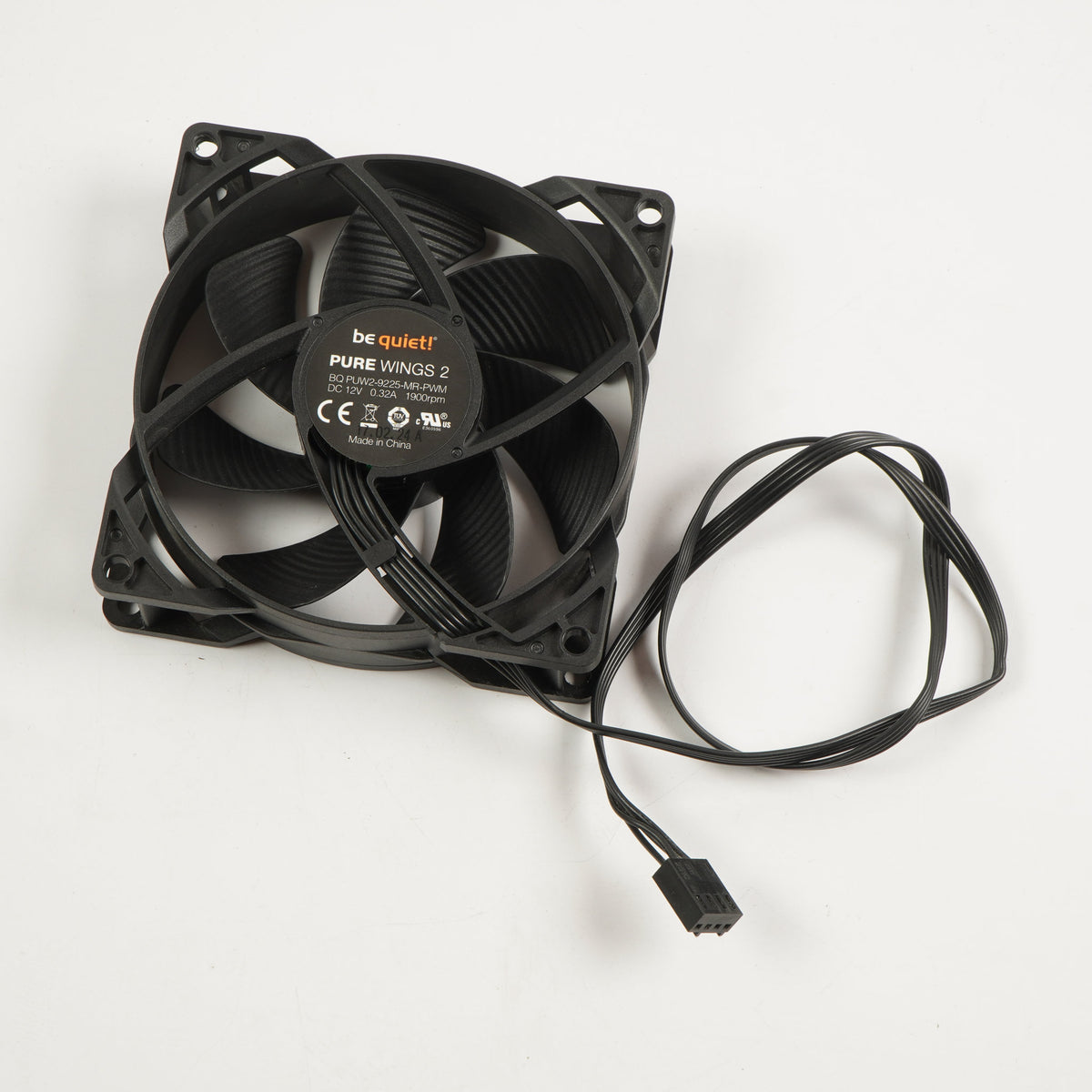 Be Quiet Silent Wings 3 BQ PUW2-9225-MR-PWM 92mm Fan 4-Pin 4-Wire DC12V 0.32A