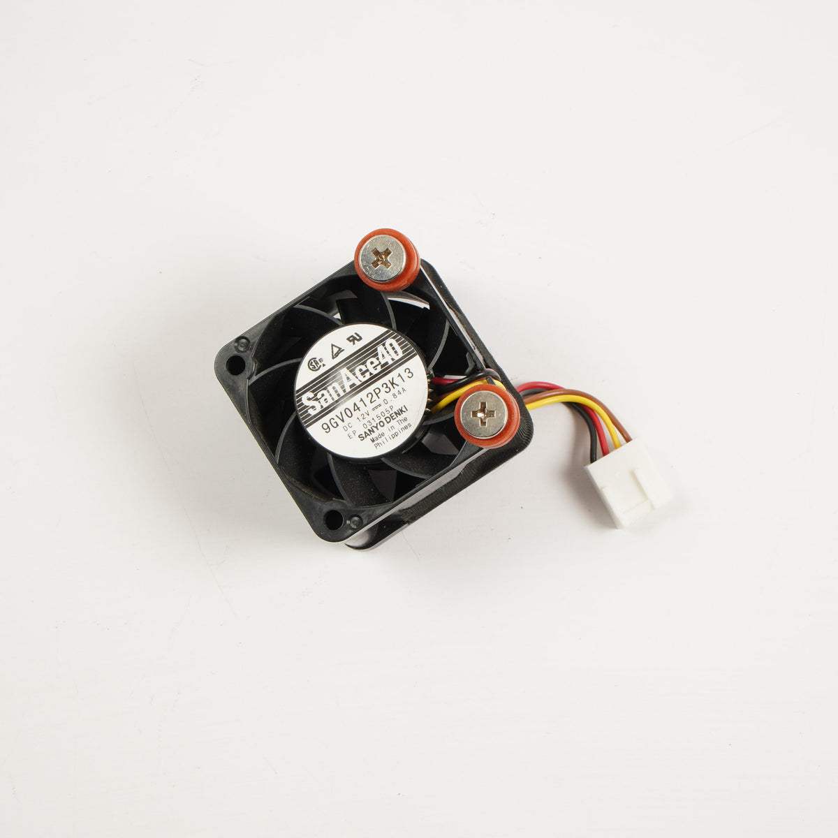 Sanyo Denki 9GV0412P3K13 40mm x 28mm DC12V 0.84A 4-Pin 4-Wire Fan