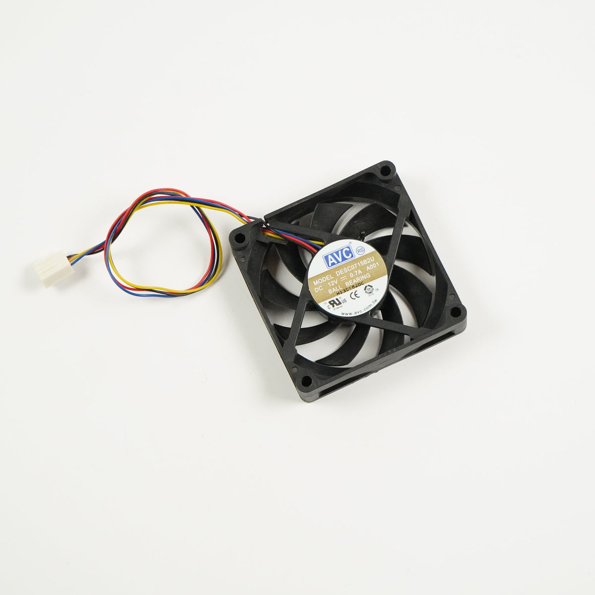 AVC DESC0715B2U A001 70mm x 20mm 12v 0.7A 4-Pin 4-Wire Fan