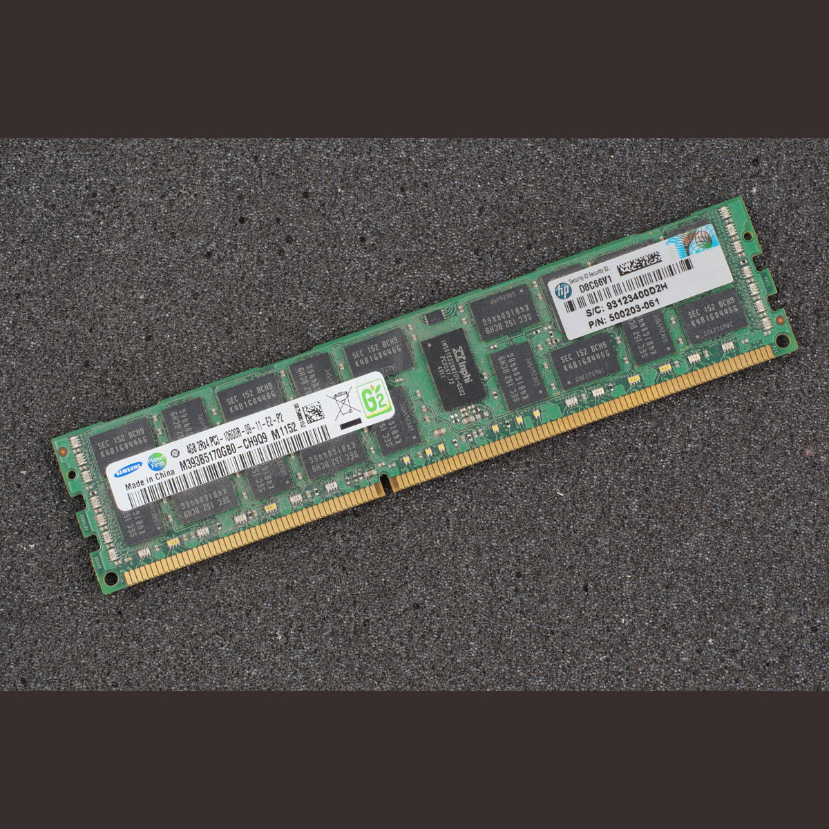 Samsung M393B5170GB0-CH9 PC3-10600R-09-11-E2-P2 4GB Server Memory RAM