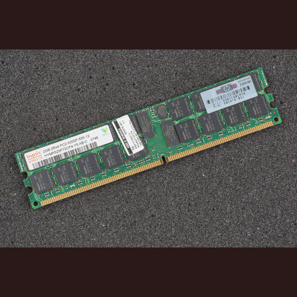 Hynix HYMP525P72CP4-Y5 PC2-5300P-555-12 2GB Server Memory RAM