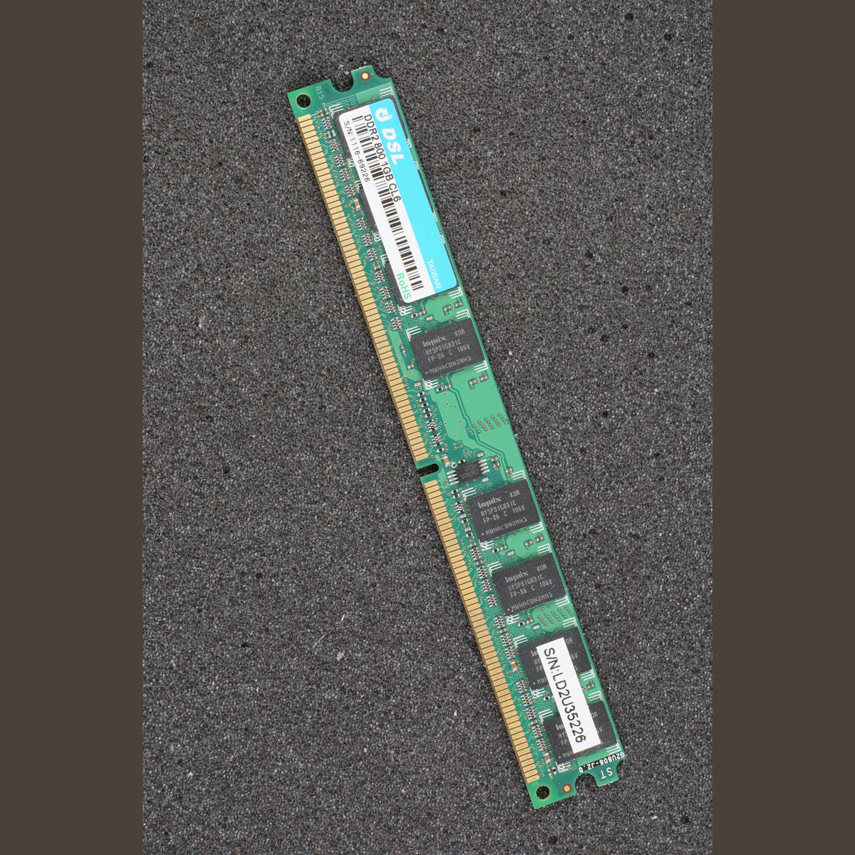 DSL DDR2 800 1GB CL6 Low Profile Memory RAM
