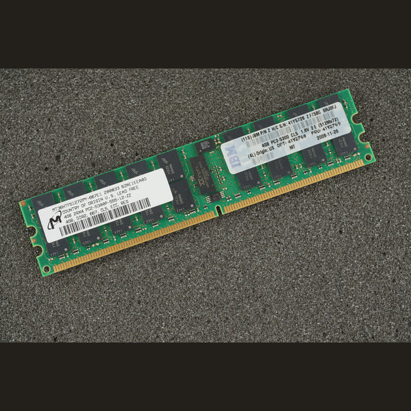 MT36HTF51272PY-667E1 PC2-5300P-555-12-ZZ 4GB Server Memory RAM 41Y2769