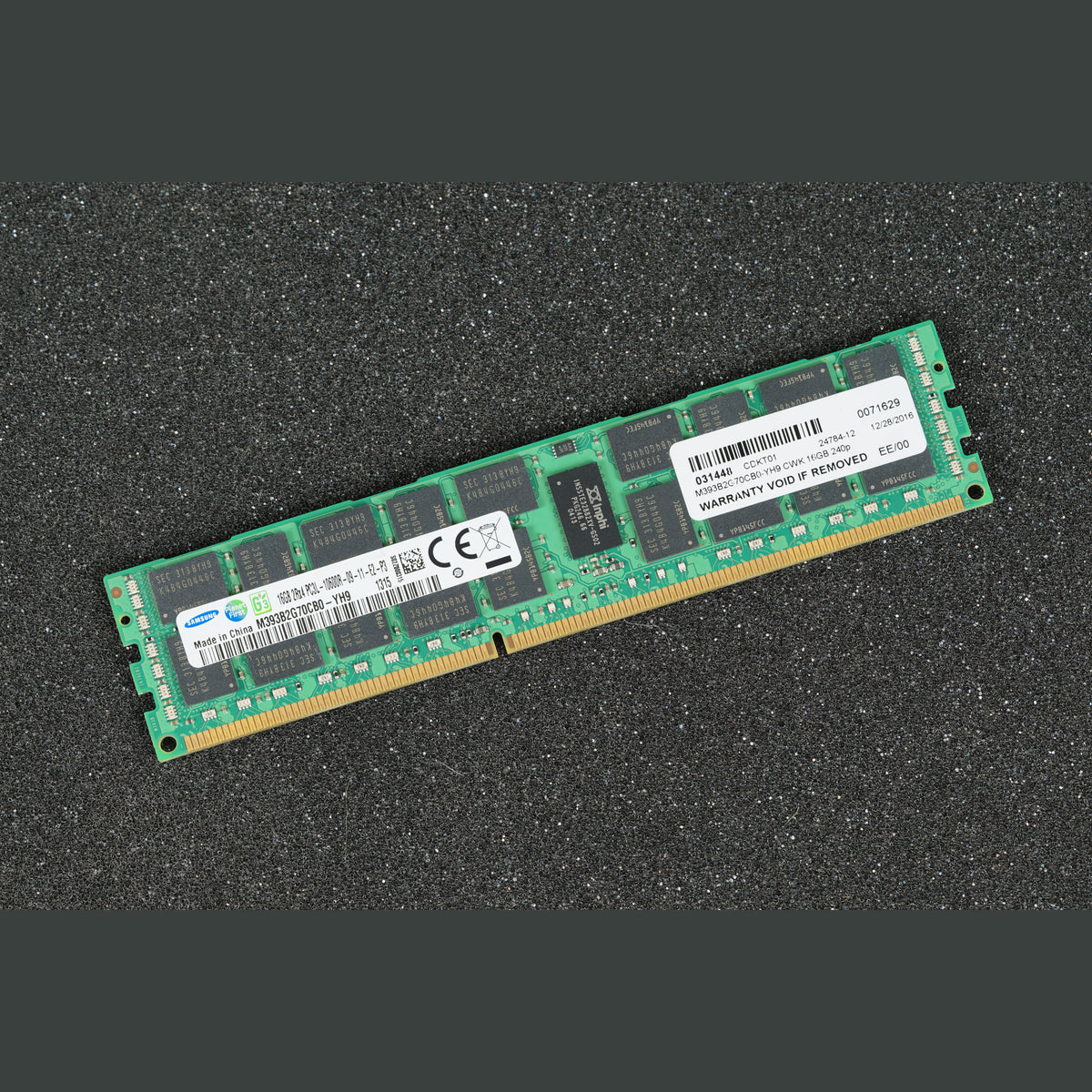 M393B2G70CB0-YH9 Samsung 16GB PC3L-10600R-09-11-E2-P3 Server Memory RAM