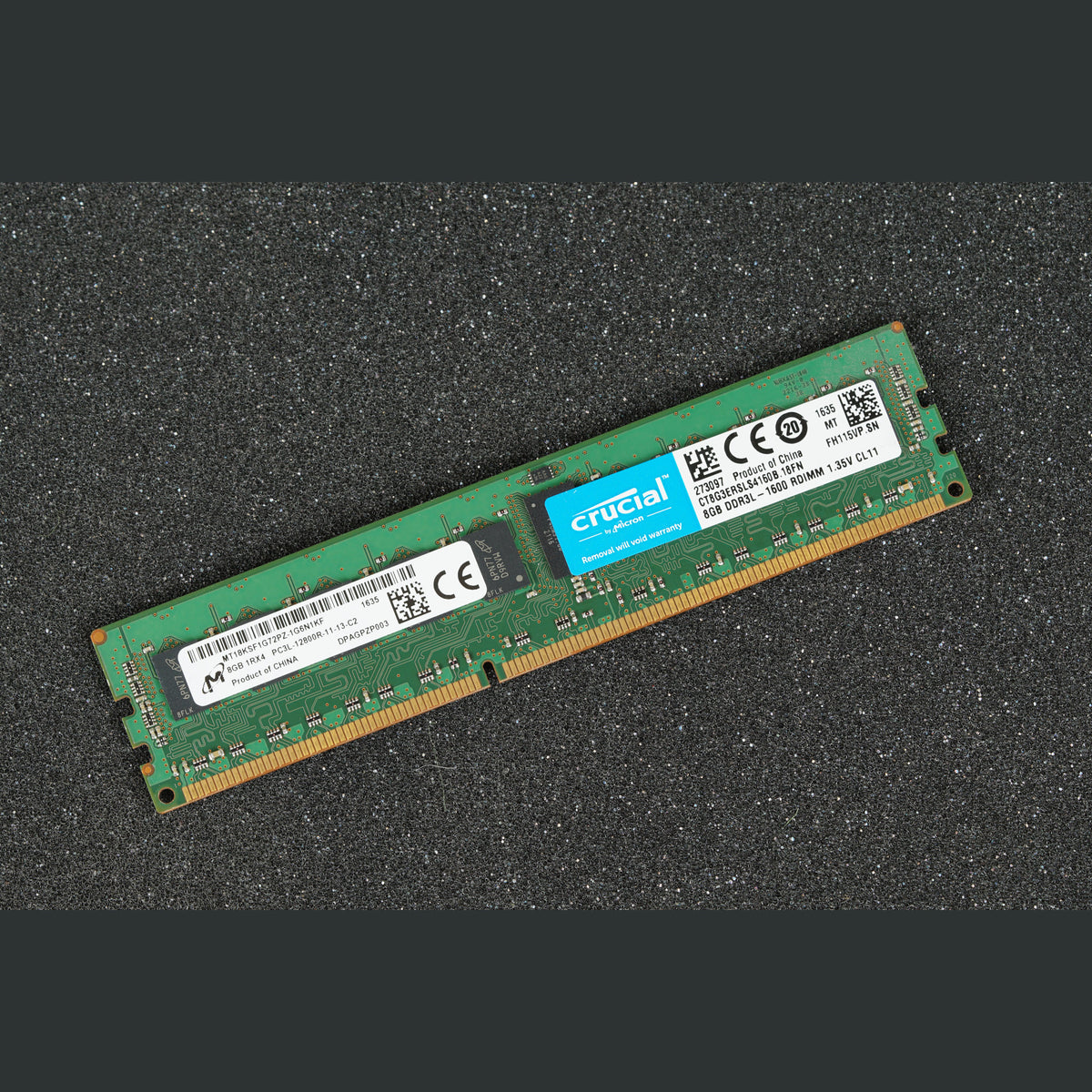 MT18KSF1G72PZ-1G6N1KF  8GB PC3L-12800R-11-13-C2 Server Memory RAM
