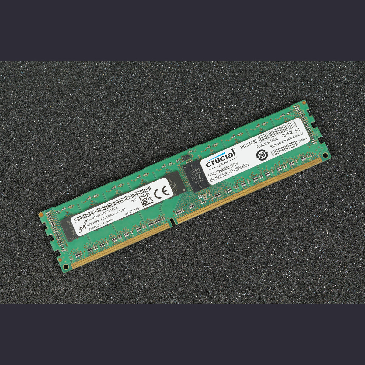 MT18JSF1G72PDZ-1G6E1FE  8GB PC3-12800R-11-13-B1 Server Memory RAM