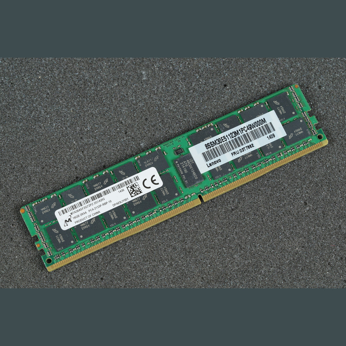 MTA36ASF2G72PZ-2G1A2  16GB PC4-2133P-RBP-10 Server Memory RAM 2Rx4