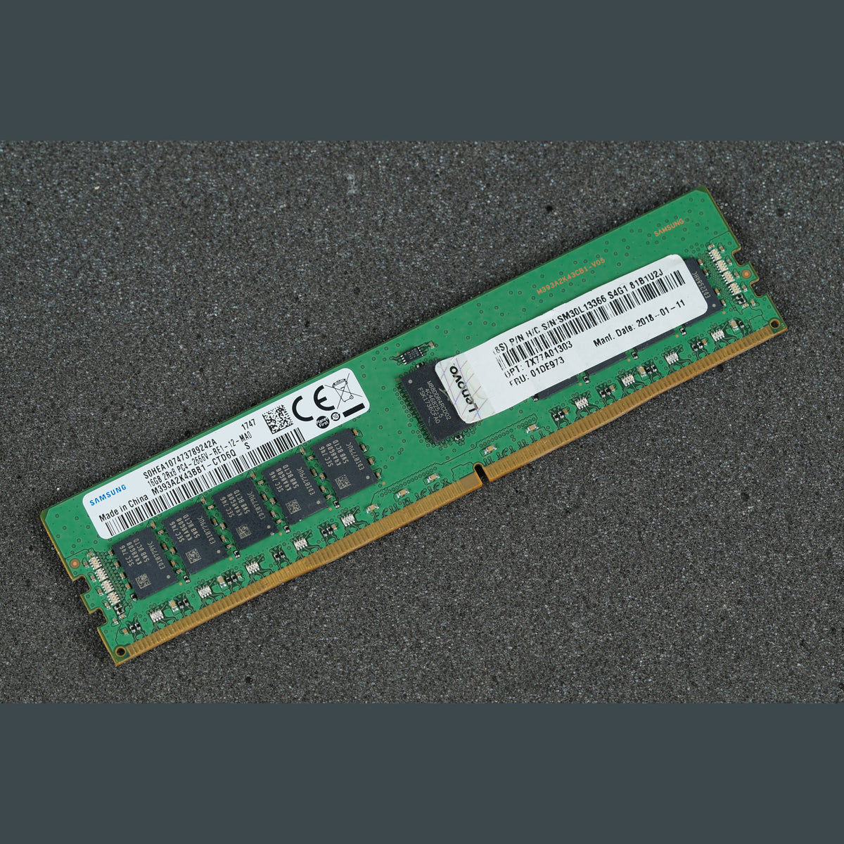 M393A2K43BB1-CTD Samsung 16GB PC4-2666V-RE1-12-MA0 Server Memory RAM 2Rx8