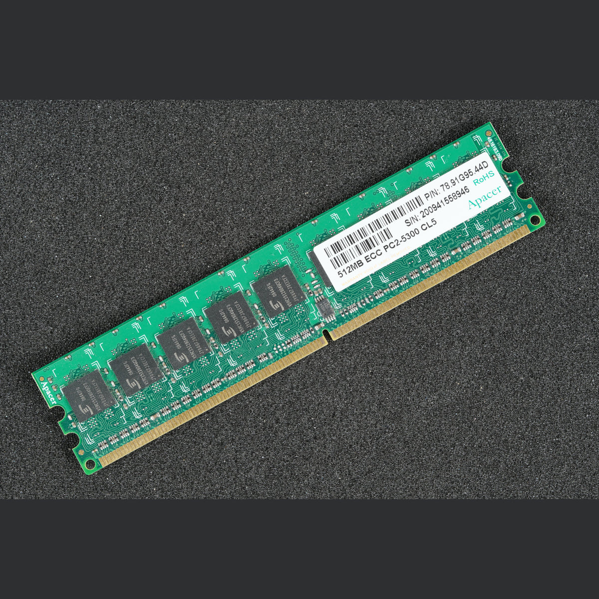 78.91G95.44D Apacer 512MB ECC PC2-5300 CL5 Server Memory RAM