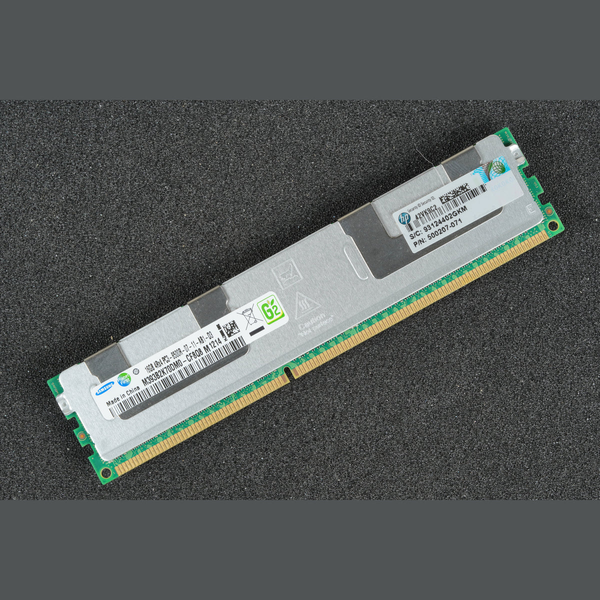 500207-071 HP Samsung 16GB M393B2K70DM0-CF8Q8 PC3-8500R Server memory RAM 4Rx4