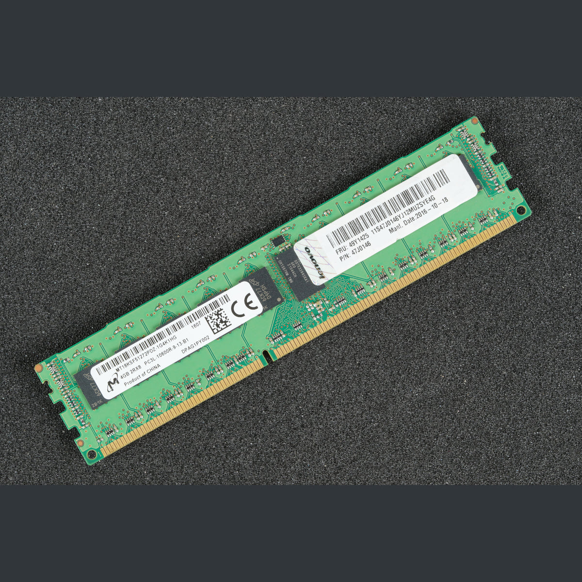 MT18KSF51272PDZ-1G4K1HG  4GB PC3L-10600R-9-13-B1 Server Memory RAM