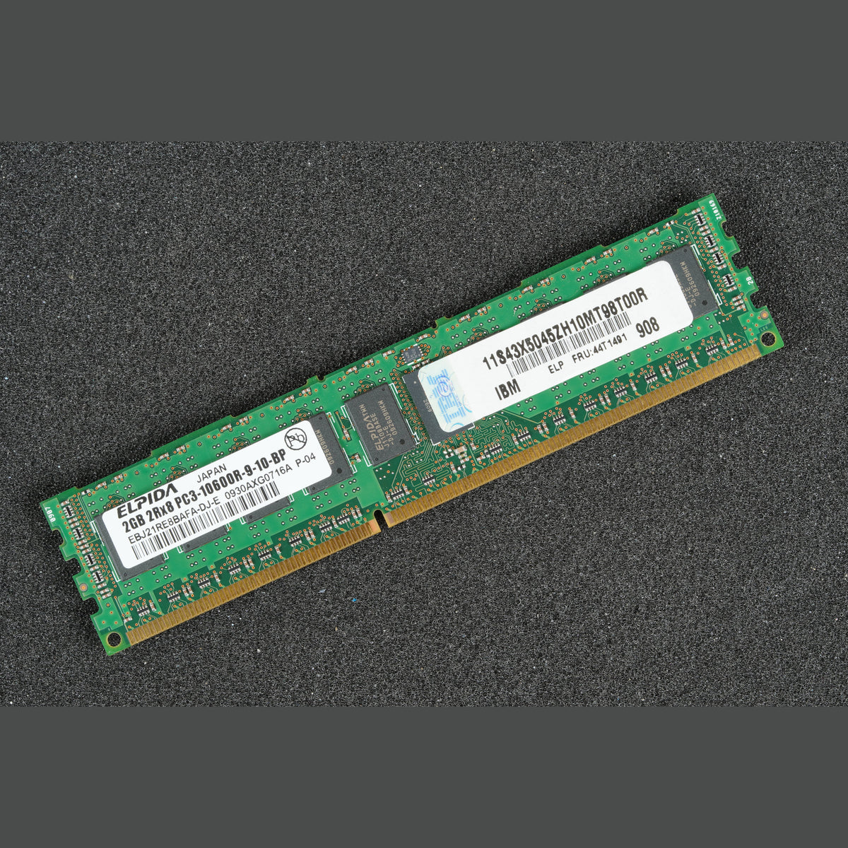 EBJ21RE8BAFA-DJ-E Elpida PC3-10600R-9-10-BP 2GB Server Memory RAM