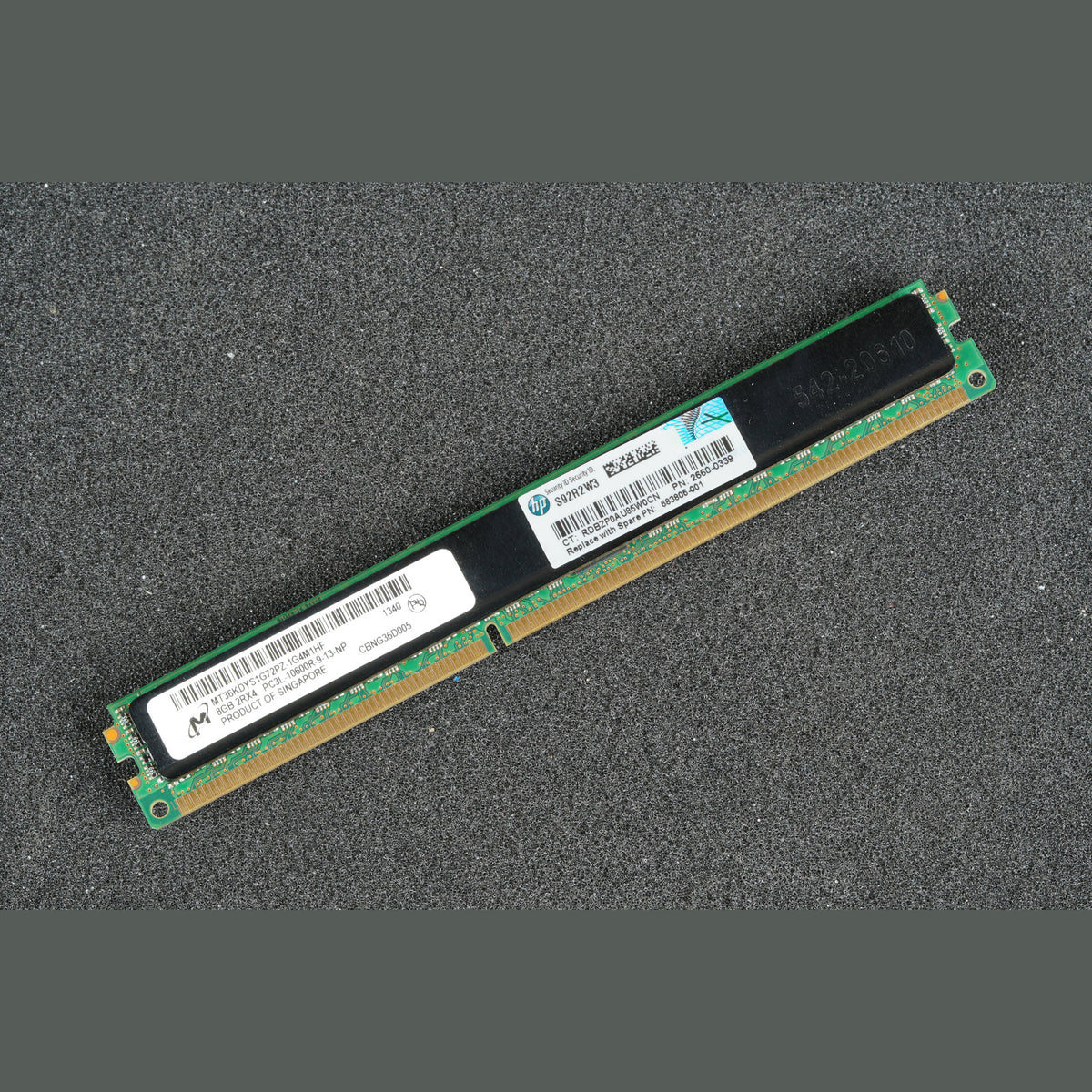 MT36KDYS1G72PZ-1G4M1HF  8GB PC3L-10600R-9-13-NP Server Memory RAM