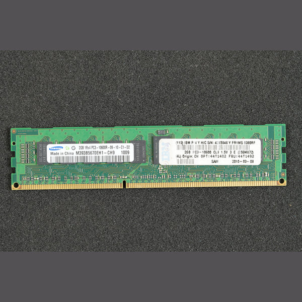 Samsung M393B5670EH1-CH9 PC3-10600R-09-10-C1-D2 2GB ECC Registered Memory RAM