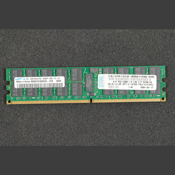 Samsung M393T5160DZA-CE6 PC2-5300P-555-12-L0 4GB Server memory RAM