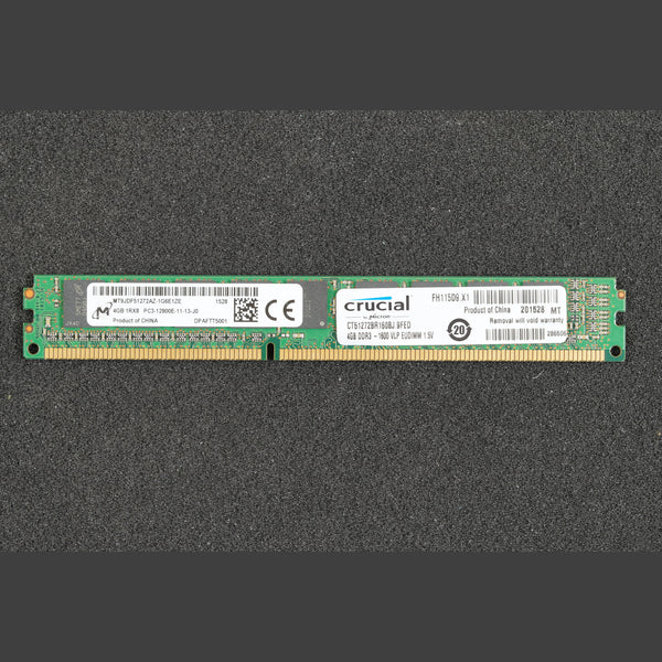 MT9JDF51272AZ-1G6E1 PC3-12800E-11-13-L0 4GB Low Profile Server Memory RAM