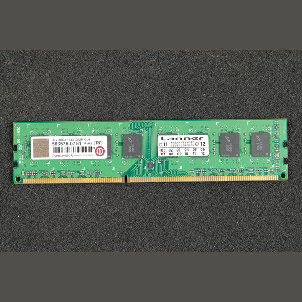 Transcend 4G DDR3 1333 DIMM CL9 4GB Memory RAM