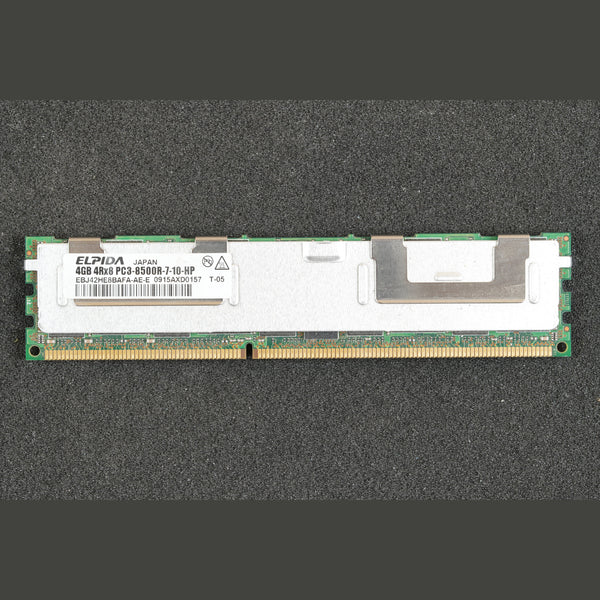 Elpida EBJ42HE8BAFA-AE-E PC3-8500R-7-10-HP 4GB 4Rx8 Server Memory RAM