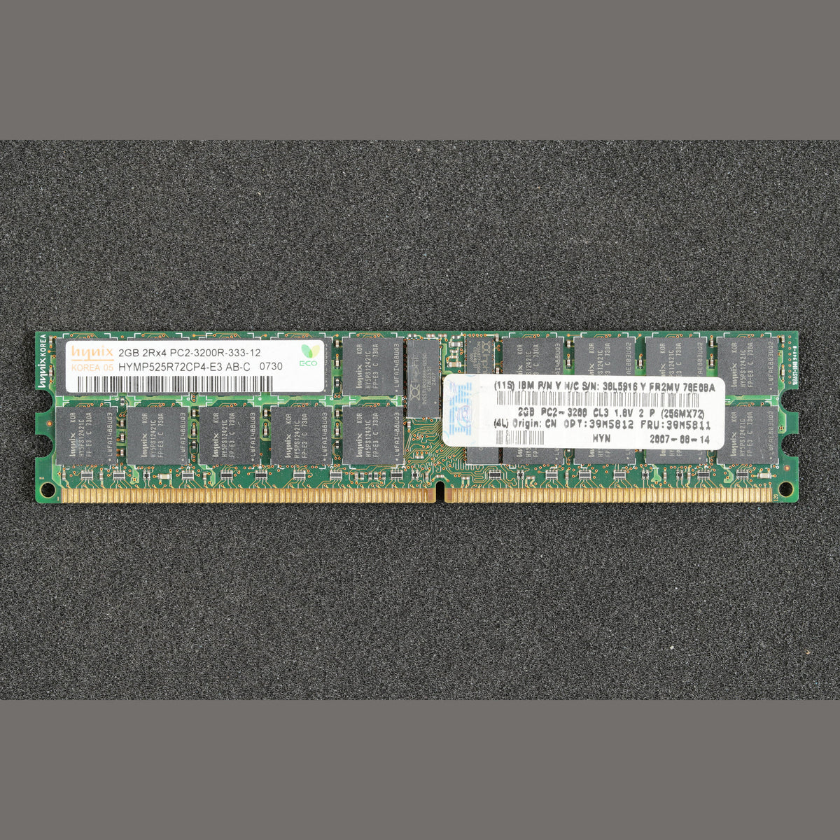 Hynix HYMP525R72CP4-E3 PC2-3200R-333-12 2GB 2Rx4 Server Memory RAM