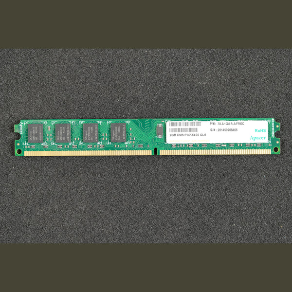 Apacer 78.A1GAR.AFM0C 2GB UNB PC2-6400 CL6 Memory RAM