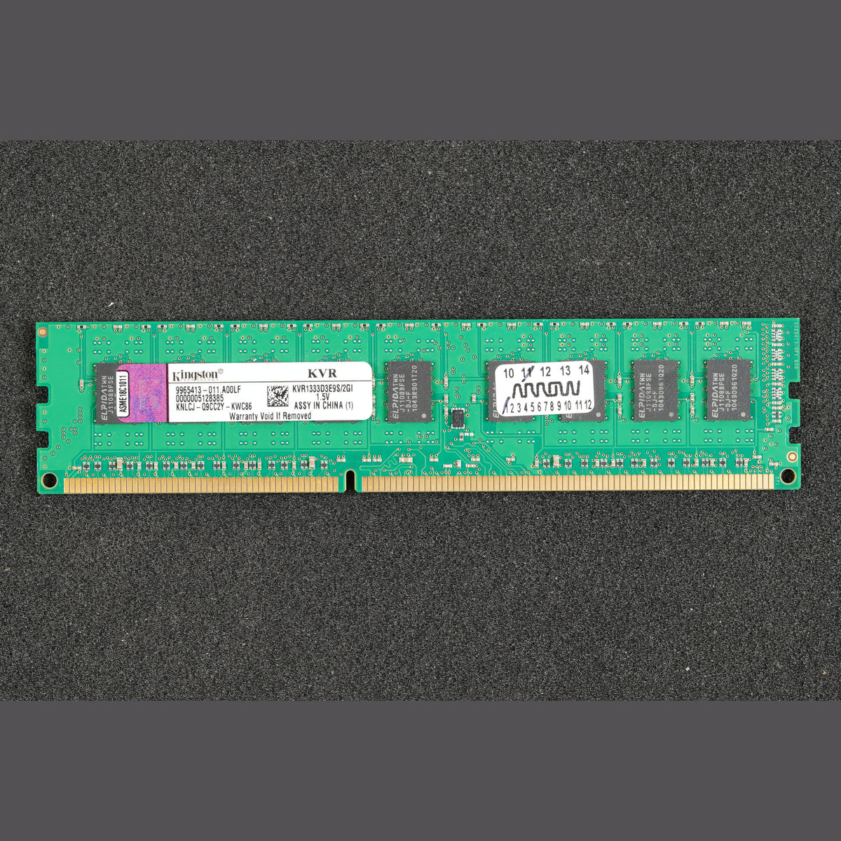 Kingston KVR1333D3E9S/2GI 2GB PC3-1600 ECC Server Memory RAM