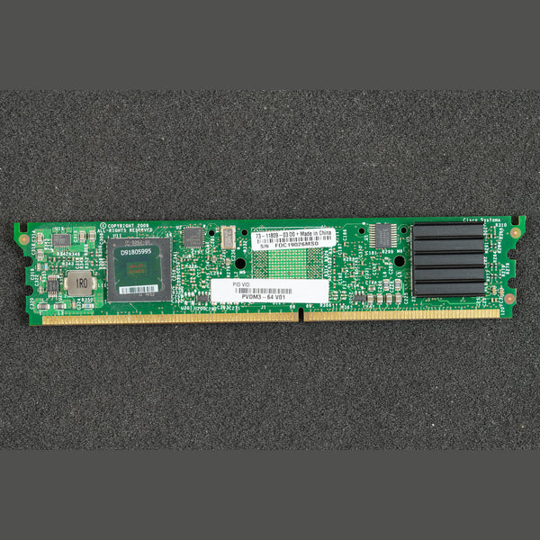 Cisco PVDM3-64 64-channel high-density voice DSP module