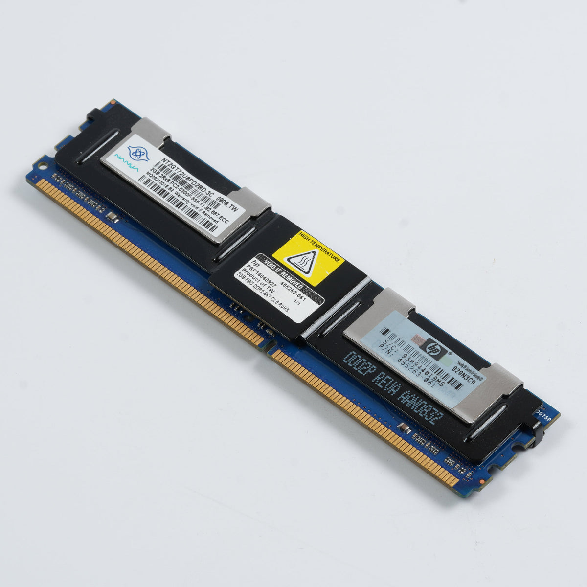 Nanya NT2GT72U8PD2BD-3C 2GB 2Rx8 PC2-5300F-555-11-B2 Server memory RAM