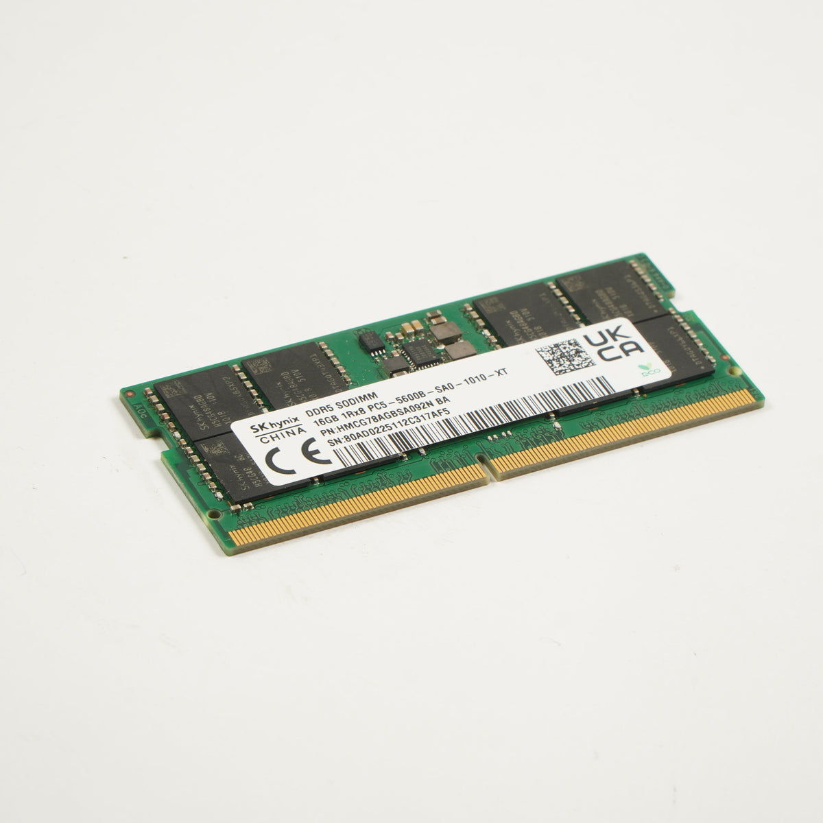 SK Hynix HMCG78AGBSA092N 16GB 1Rx8 PC5-5600B-SA0-1010-XT SODIMM Memory RAM