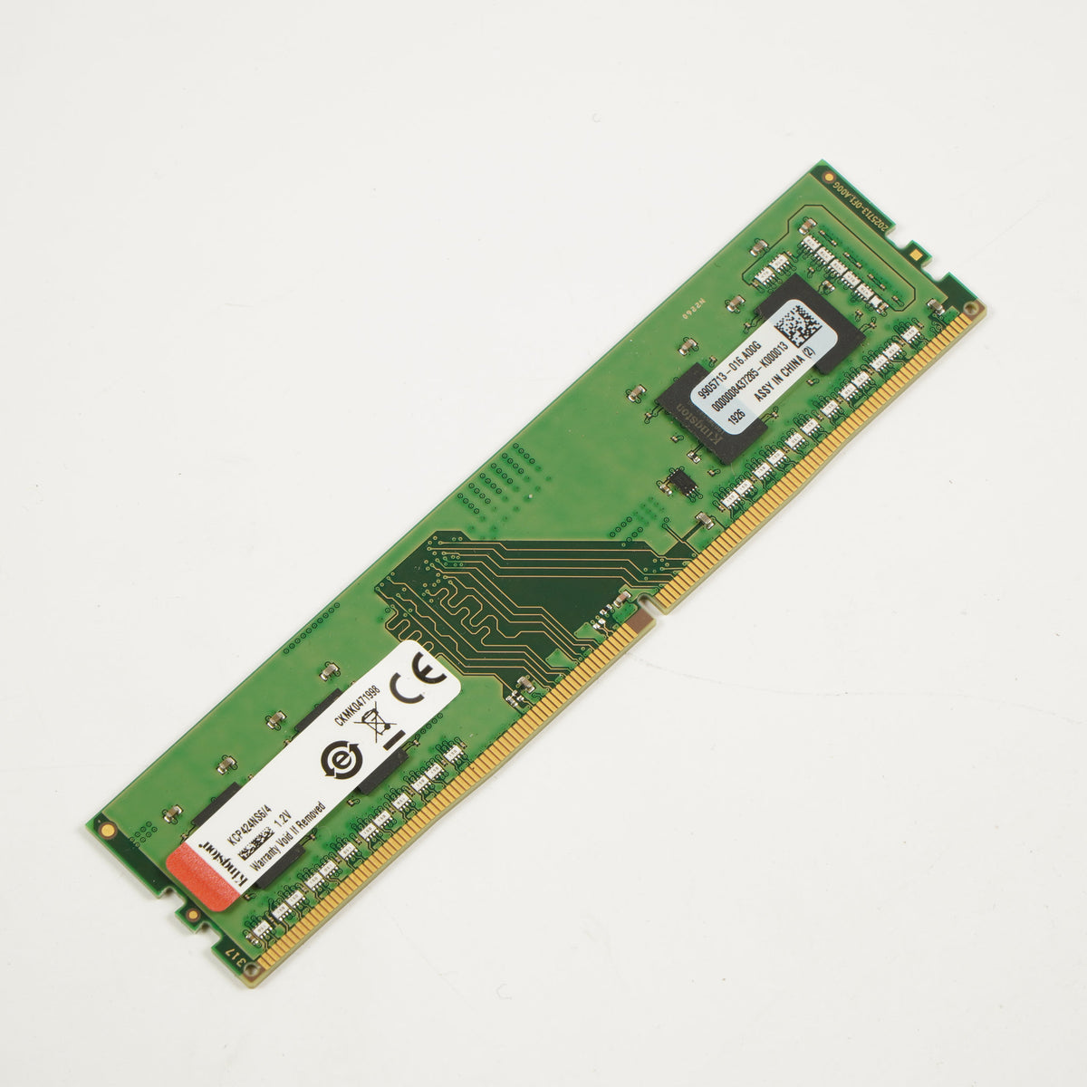Kingston KCP424NS6/4 4GB Memory DDR4 2400MHs Non-ECC Unbuffered 1RX16 1.2V