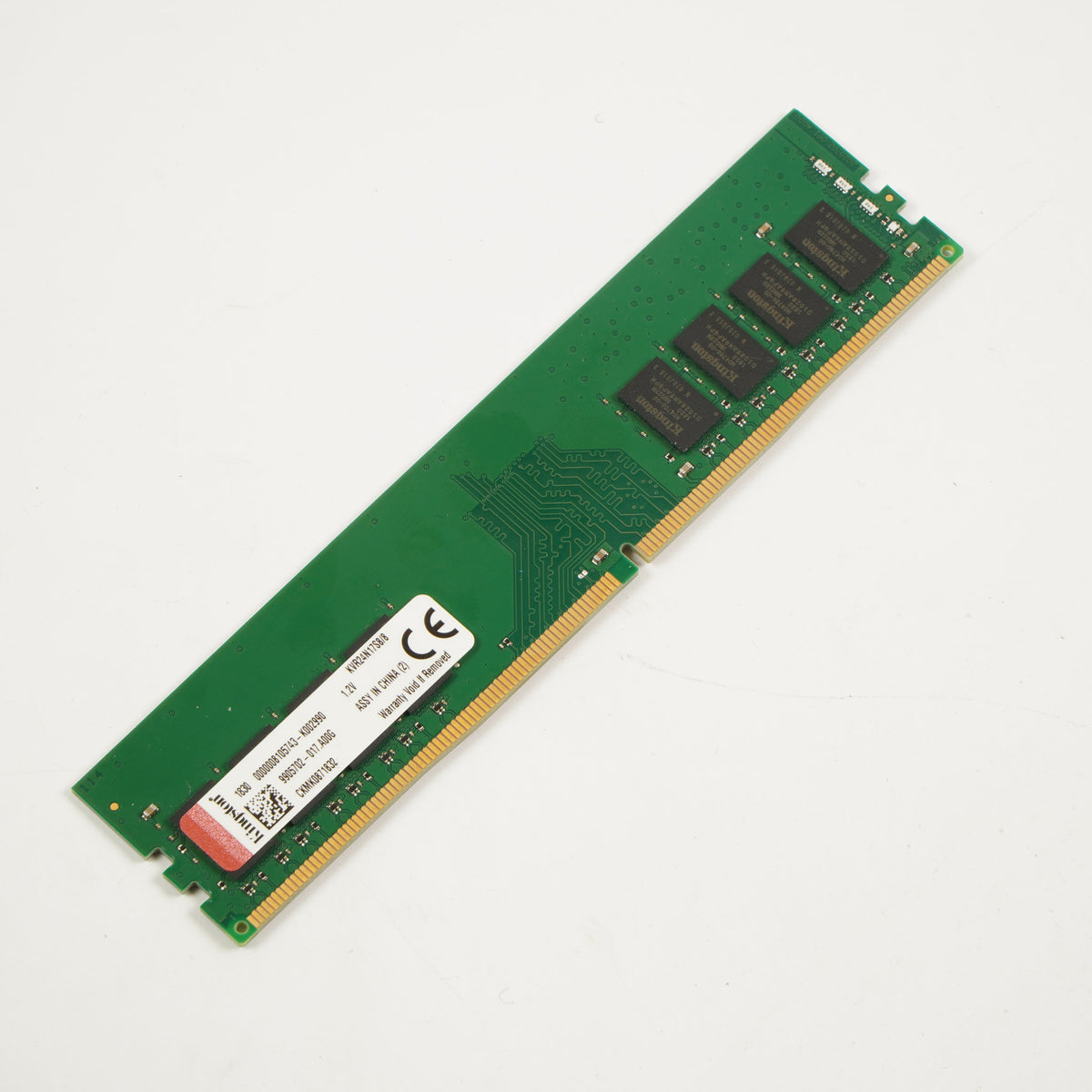 Kingston KVR24N17S8/8 8GB 1Rx8 PC4-2400 Memory RAM