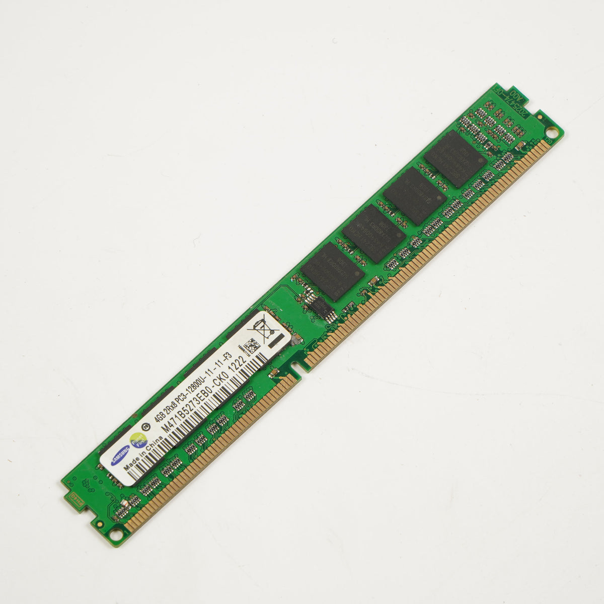 Samsung M391T2953BG0-CD5 4GB Low Profile PC3-12800U-11-11-F3 Memory RAM