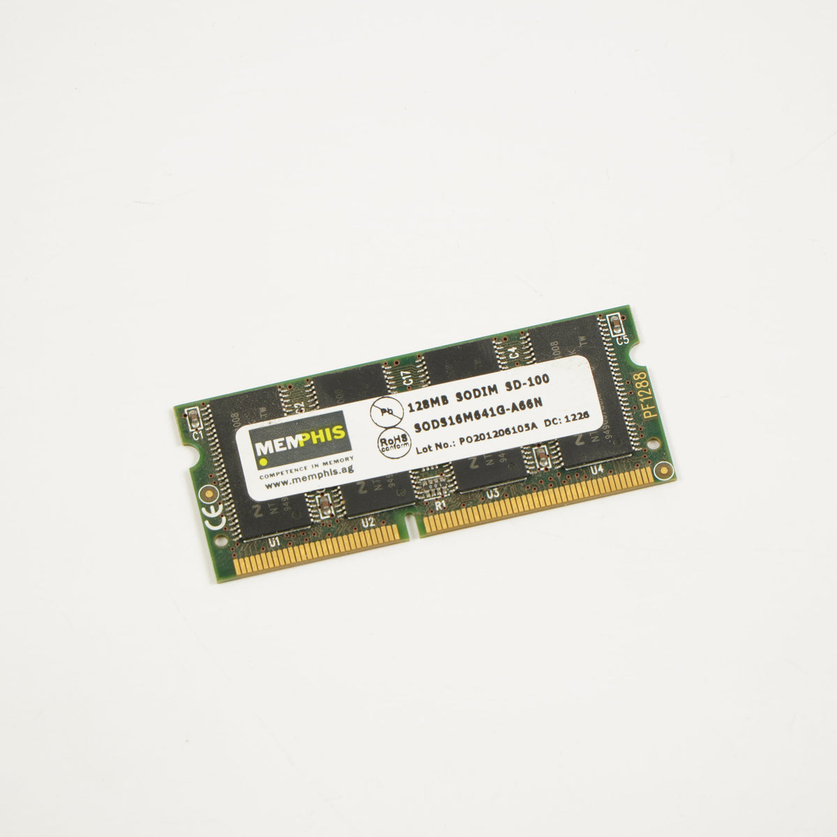 Memphis SODS16M641G-A66N 128MB SODIM SD-100 Memory RAM