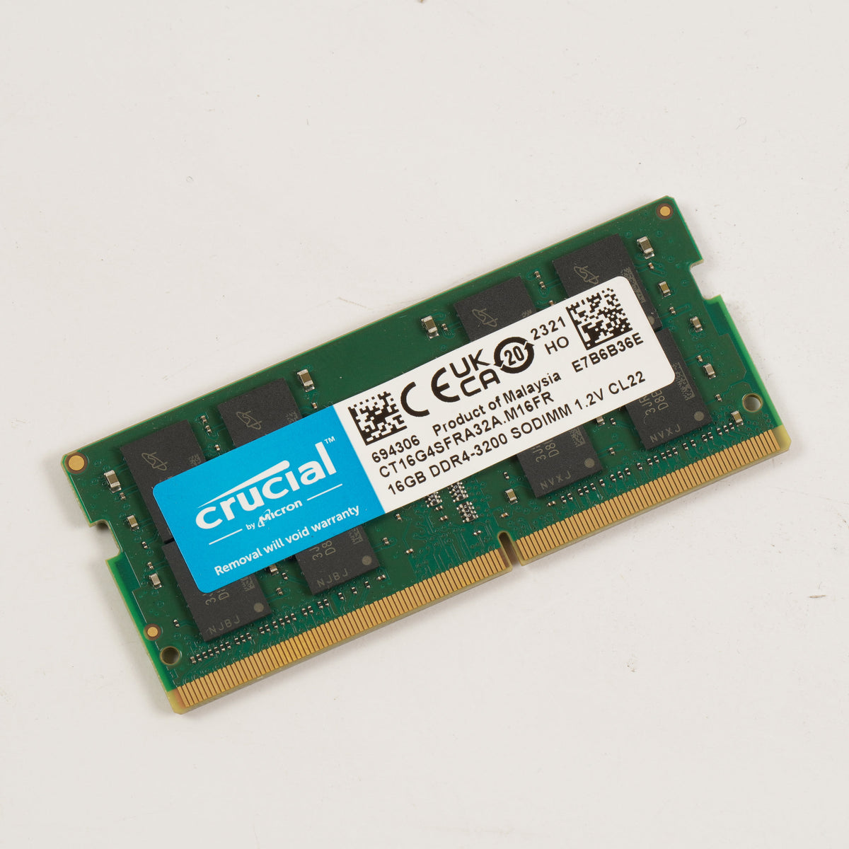 Crucial CT16G4SFRA32A 16GB DDR4-3200 SODIMM 1.2V CL22 Memory RAM
