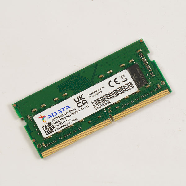 Adata AO1P32NCSV1-BK1S 16GB 1Rx8 PC4-3200AA-SA2-11 SODIMM Memory RAM