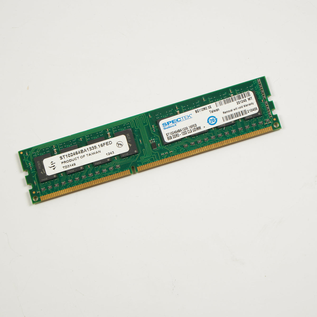 Spectek ST102464BA1339 8GB DDR3-1333 CL9 UDIMM Memory RAM