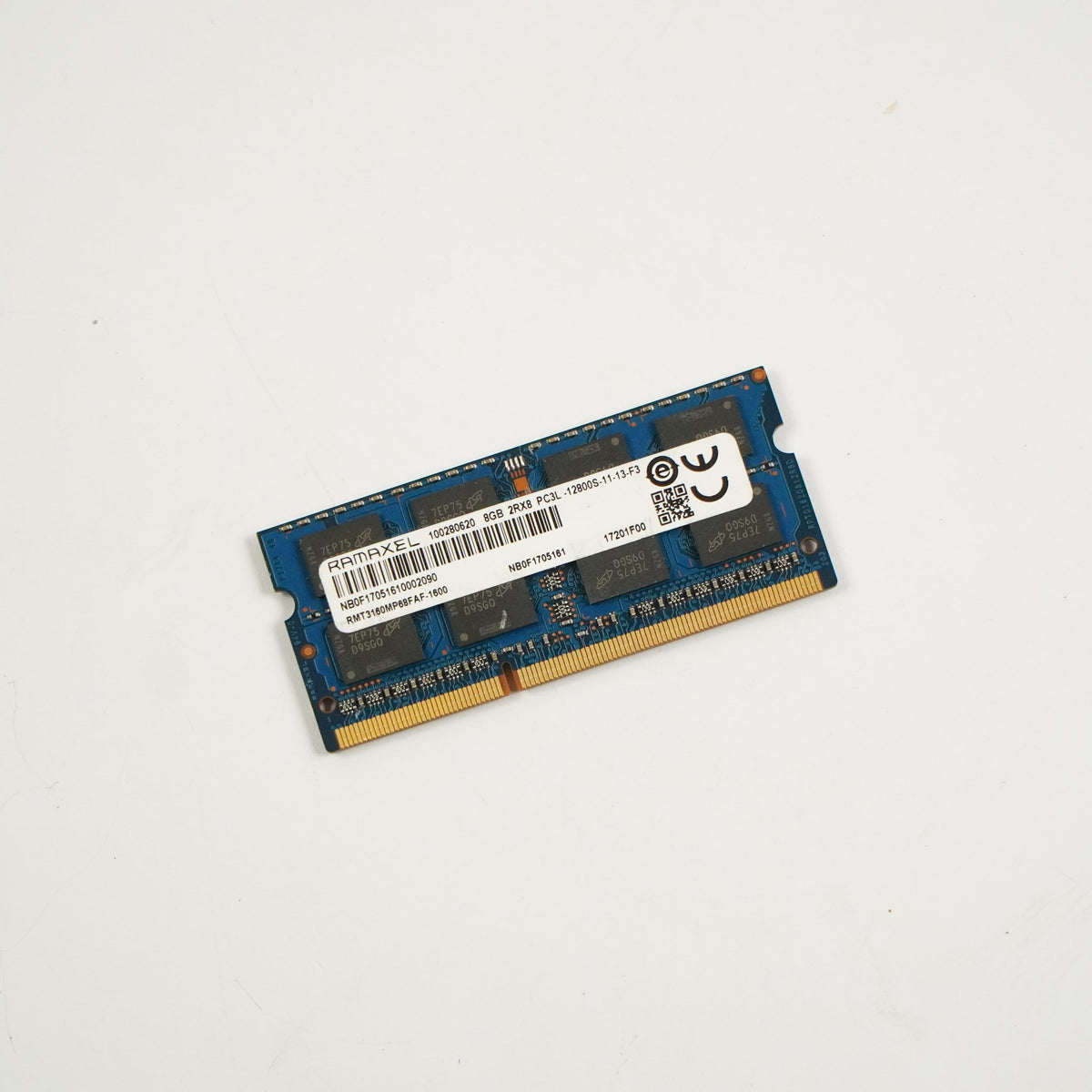 Ramaxel RMT3160MP68FAF-1600 8GB 2Rx8 PC3L-12800S-11-13-F3 SODIMM RAM