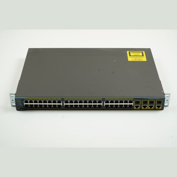 Cisco WS-C2960G-48TC-L 48-Port Switch with Rack Mount Brackets