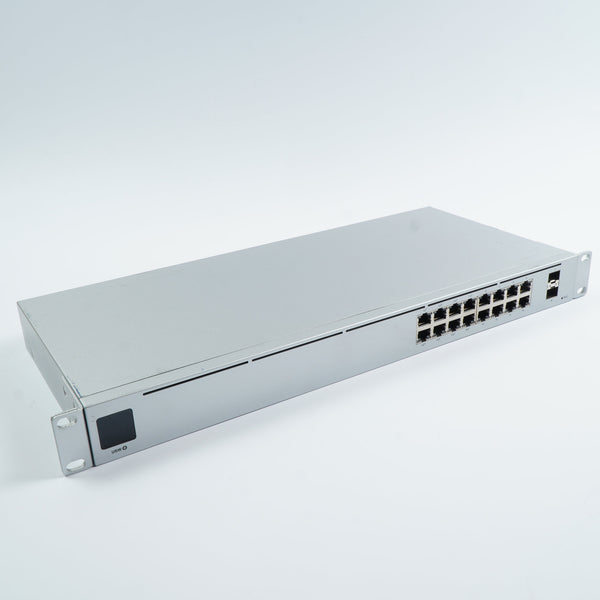 Ubiquiti UniFi USW-16-PoE Layer 2 Managed Fanless Switch 8xPoE and 8x1GbE