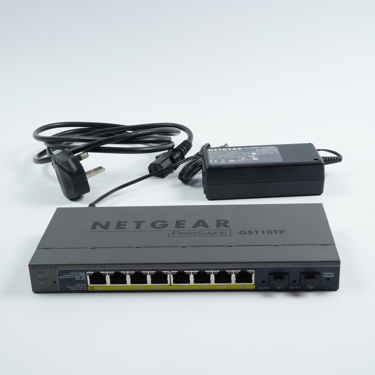 Netgear GS110TP 8-Port Gigabit PoE Switch with PSU