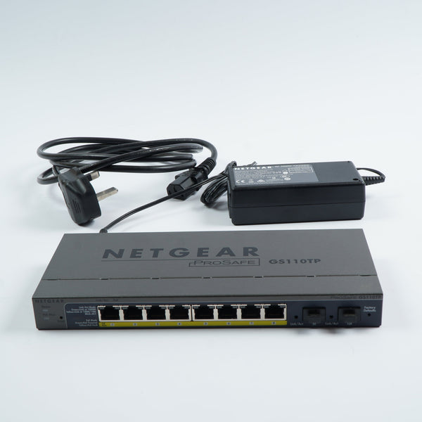 Netgear GS110TP 8-Port Gigabit PoE Switch with PSU
