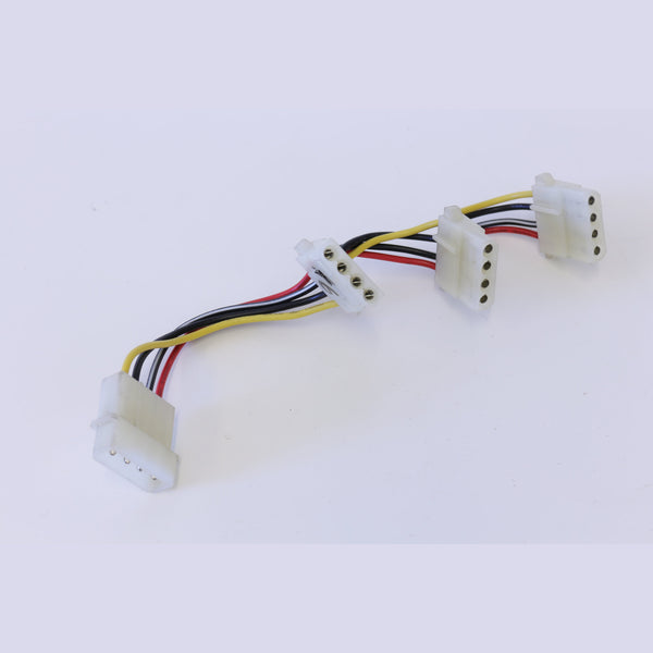 3-Way Molex Power Splitter Cable 15cm