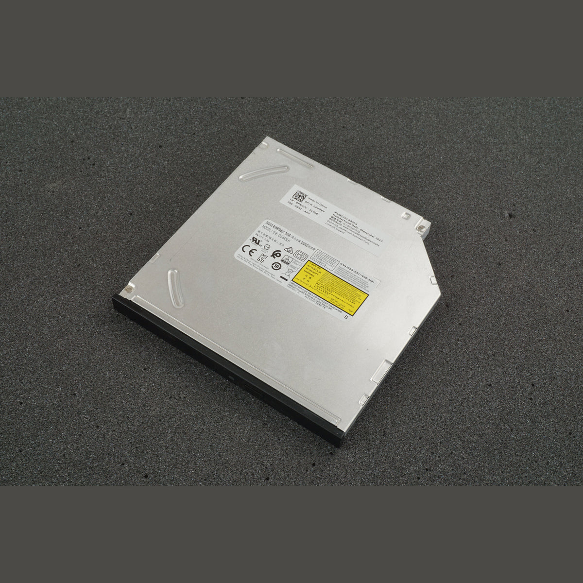 Dell PNDVV 0PNDVV DVD-RW Disk Drive DU-8A5LH with Straight Black Bezel