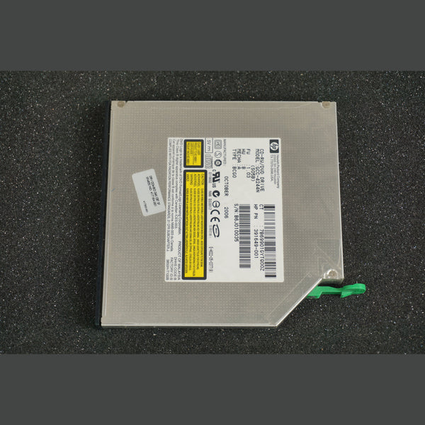 391649-001 HP CD-RW DVD-ROM Disk Drive & Green Bracket GCC-4244N 417184-001