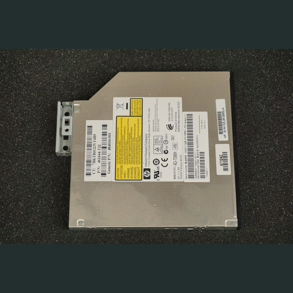 AD-7586H HP DVD-ROM Disk Drive 461644-T32 484034-001