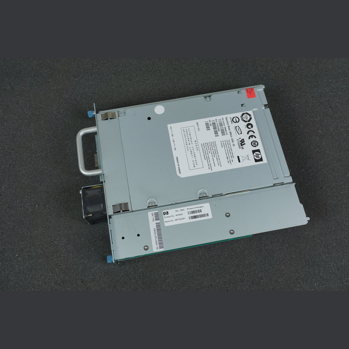 467729-001 AK383A HP EB668C#103 LTO4 SAS Tape Drive Module Ultrium 1760
